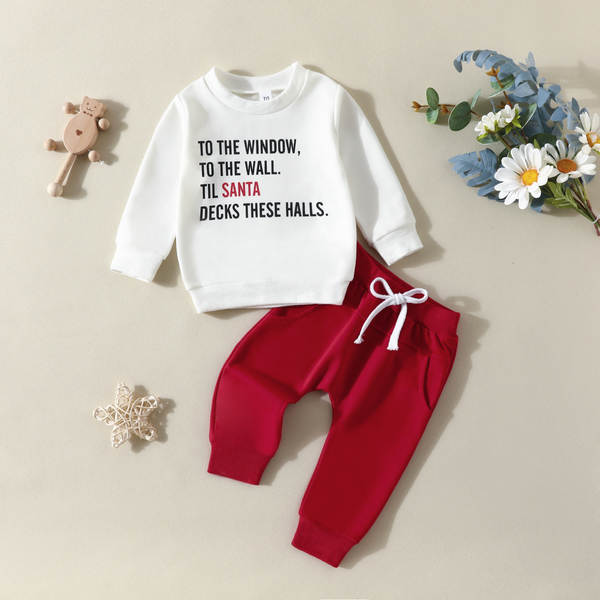 Conjunto de moletom infantil
