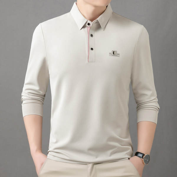Camiseta Polo Manga Longa Masculina