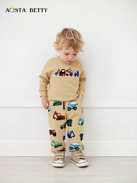 Moletom infantil estampado com carro