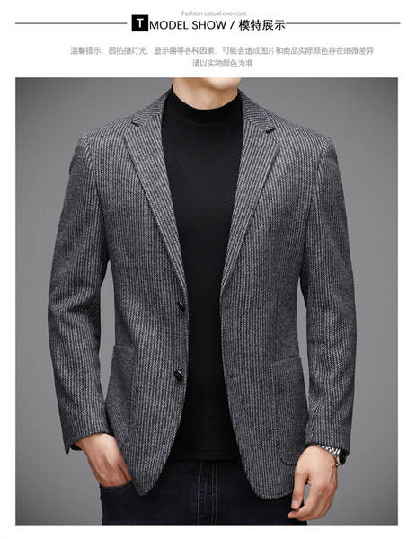 Terno de lã masculino