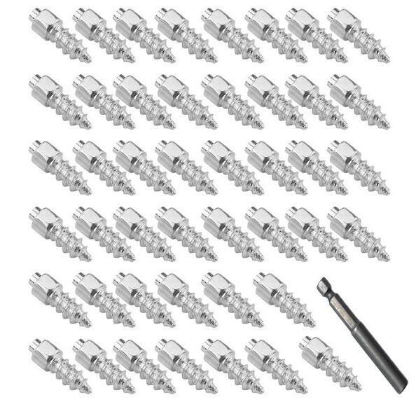 Pneus de bicicleta de inverno resistentes ao deslizamento 100pcs/4*9mm pneus de bicicleta resistentes ao deslizamento