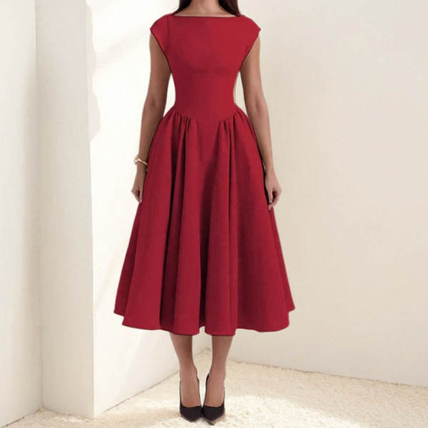 Vestido feminino de verão estilo francês