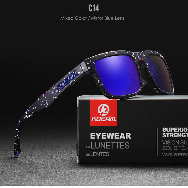Óculos de sol KDEAM clássicos para homens e mulheres KD332