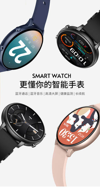 G28 relógio inteligente transfronteiriço novo Bluetooth chamadas smart watch frequência cardíaca pressão arterial saúde monitor de relógio mulher