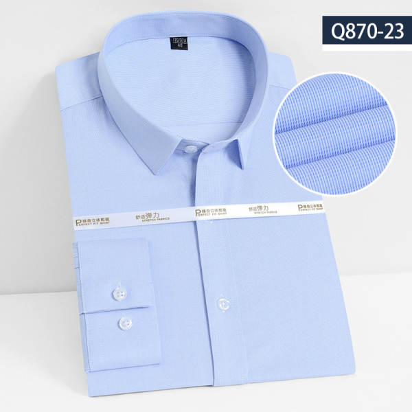 Camisa de bambu masculina longa manga