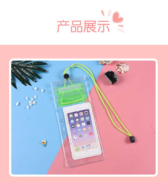 Três bolsas transparentes de telefone celular à prova d'água personalizadas tela táctil mágica bolsas inteligentes à prova d'água fabricantes atacado