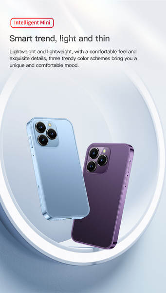 XS16 Mini Smartphones 4G Rede GPS Android 10 Loja do Google Wi-Fi SOYE