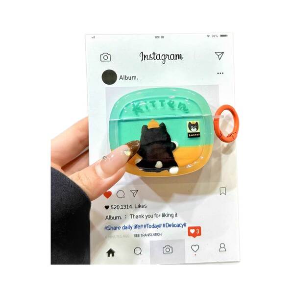 AirPods 1 / 2 protector de fones de ouvido para animais de estimação adoráveis AirPods 3 Advanced Pro2 Cartoon 4