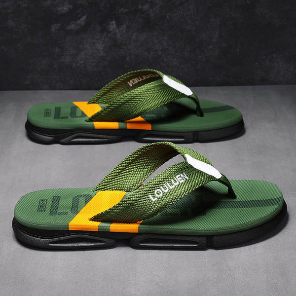 Sandália de borracha masculina