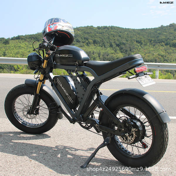 Motocicleta elétrica de longa duração 52v1500w55ah
