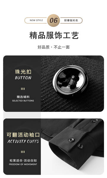 Vestido masculino leve e luxuoso sensível 3D digital impressão emblema corpo livre de calor longas mangas camisa masculina fornecimento grossista transfronteiriço