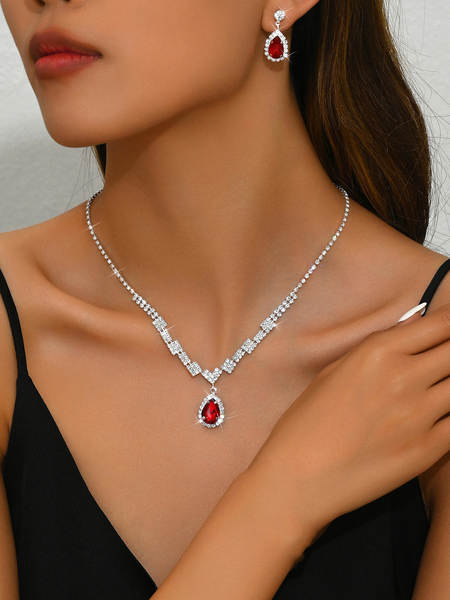 Preço especial!Joias europeias e norte-americanas de moda de alta qualidade de alta qualidade de joias de cristal