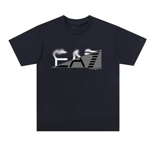 Camiseta Masculina Curta de Algodão