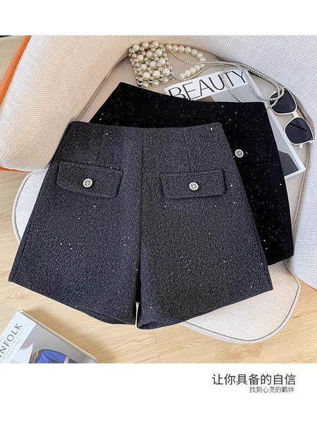 Sapatilhas de Inverno de 2024 com calças curtas para as mulheres de inverno