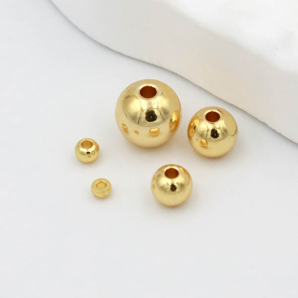 Pérolas de ouro 14K e 18K