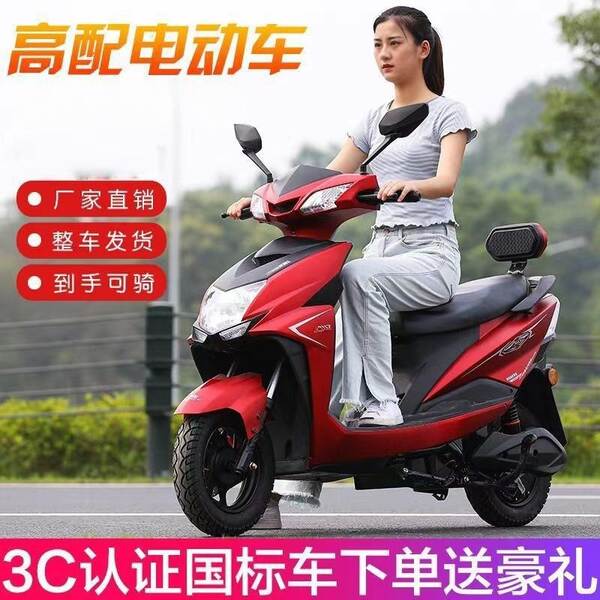Novo automóvel elétrico de 60V para adultos casa dupla bicicleta elétrica de duas rodas novo automóvel elétrico de 72V