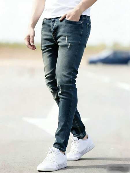 Calça Jeans Masculina Elástica