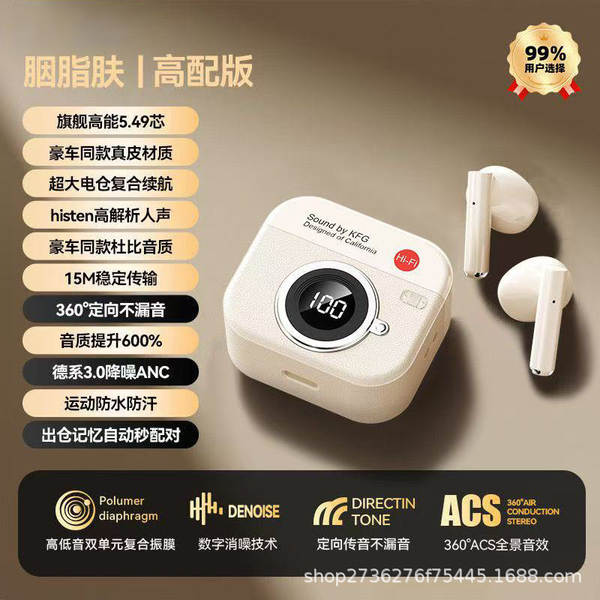 Fabricantes transfronteiriços vendem direto tradução de fones de ouvido de tradução de IA do Bluetooth com baixa latência de toque para fones de ouvido Bluetooth