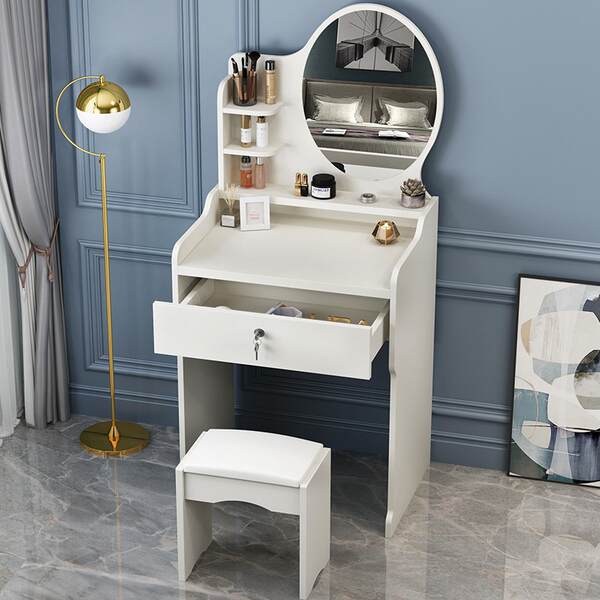 Dressing case mesa de maquiagem quarto mesa de maquiagem moderna simples mesa de maquiagem pequena