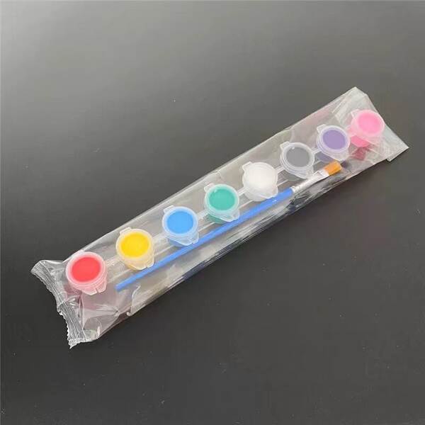 Painéis de acrílico para bonecas 3 ml 12 cores 6 cores Painéis de pintura de pedra para crianças