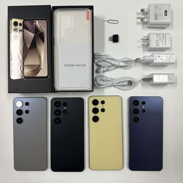 S24Ultra Explosivos Transfronteiriços 6,8 polegadas de alta definição 2+16 Android 3G Smartphone Comércio Exterior OTG
