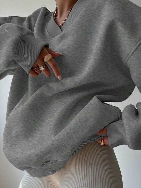 2026 Outono Novo Amazon Europa América Roupa Feminina de lazer Pura Lingerie Lingerie Lingerie Camiseta Desportiva