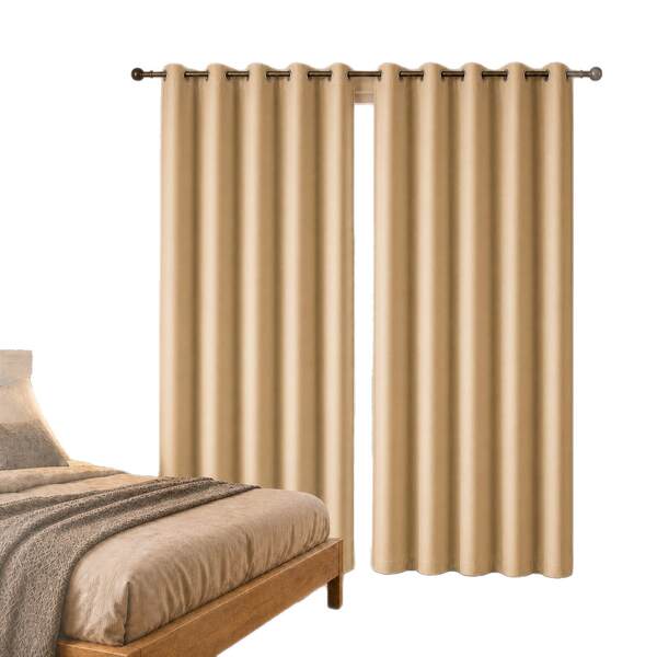 Cortinas de alta iluminação perforadas de isolamento solar do quarto para uso doméstico cortinas simples transfronteiriças grossistas