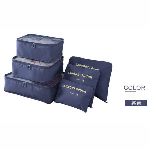 Kit de Organização de Viagem 6 Peças