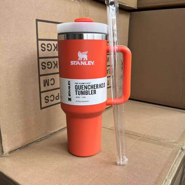 Novo Stanley STANLEY 2a geração 40oz copo de mão dupla camada de aço inoxidável aquecedor refrigerante copo de carro de gelo