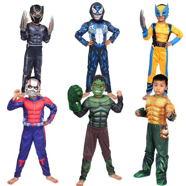 COS CRIANÇAS VESTIDO CAPITÃO AMÉRICA GIGANTE VERDE BATE DE AÇO SPIDER Flashman Espetáculo Muscular Kit