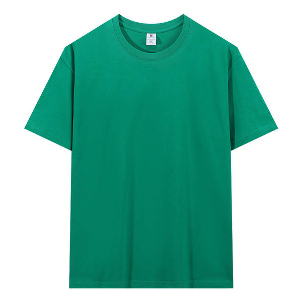 Vestido de verão de algodão curto T-shirt para meninos adolescentes meia-mancha 200 gramas peso pesado de verão de lazer relaxante