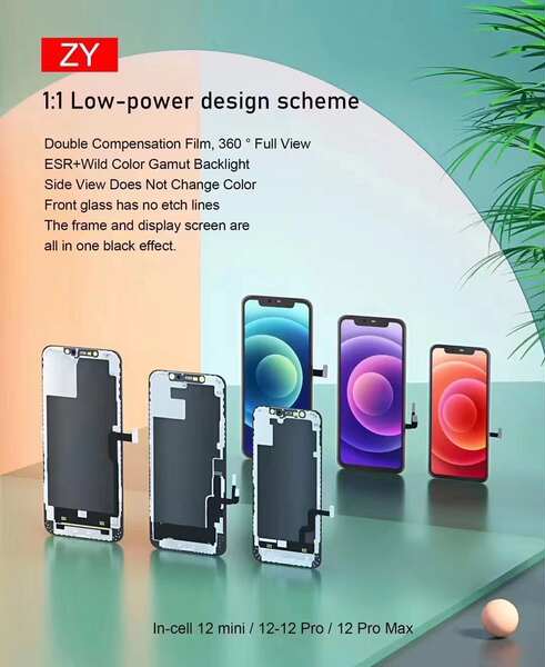 Ecrã LCD do iPhone 13 14 15 16 17 Pro Max