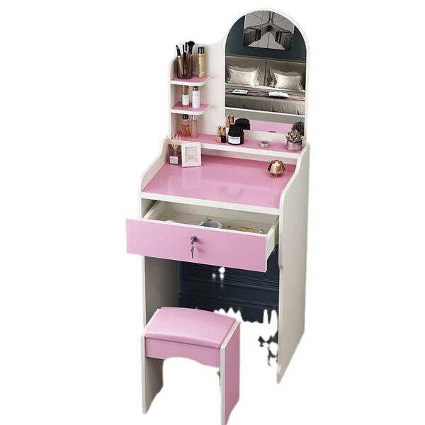 Dressing case mesa de maquiagem quarto mesa de maquiagem moderna simples mesa de maquiagem pequena