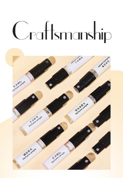 3ml Pequeno Perfumado Q Versão Cartão de Teste Homem Dama Permanente Natural Fragrância Portátil Presente Noite de Venda ao Varejo