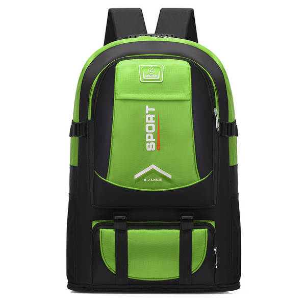 Mochila de viagem masculina com dois ombros de grande capacidade de viagem ao ar livre mountain climbing mochila feminina à prova d'água caminhada expansão de mochila