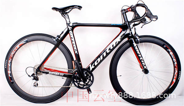 Vendas quentes 20 Velocidades 700C Grandes conjuntos Transmissão rodoviária de carvão de fibra de carbono Circuito de corrida de bicicletas com indicador