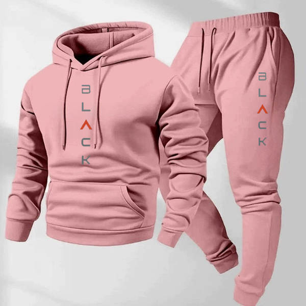 Camiseta de corrida de inverno e calça de corrida de inverno para homens 2 peças