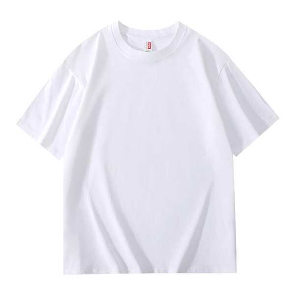 T-shirt de algodão curto de algodão personalizado logo de grupo vestido de grupo vestido de negócios DIY vestido de negócios vestido de corda de anúncio de cultura impressão