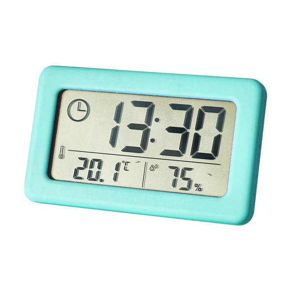 Relógio eletrônico de temperatura fina e umidade de estilo nórdico YD005