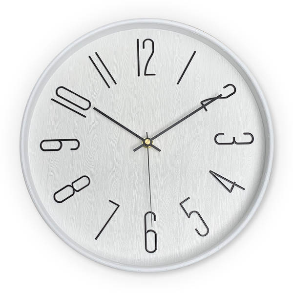 Relógio circular de 12 polegadas simples pendurar relógio sala de estar sensível avançado casa dormitório relógio pendurar decoração de parede relógio atacado
