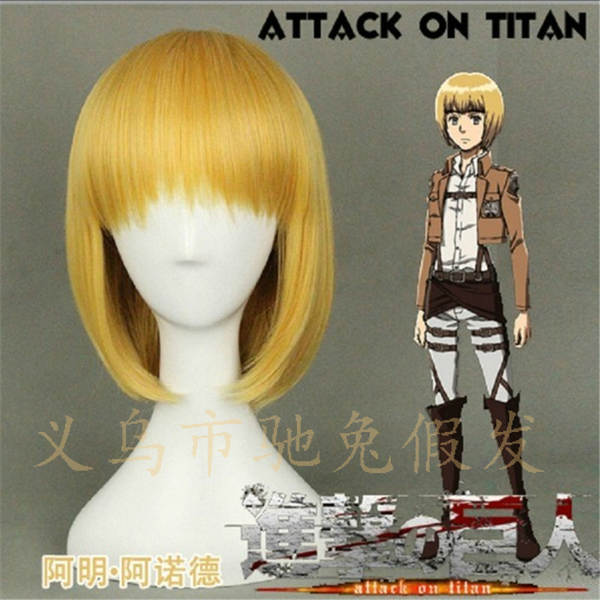 Peruca Cosplay Ataque dos Titãs