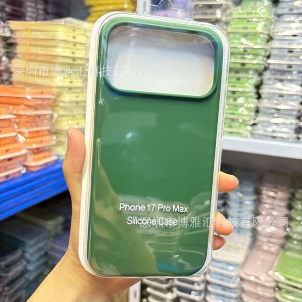 Aplicável ao iPhone 17 Pro Capa de silício líquido para celular Apple 17 Promax Capa de proteção de poros 17Air