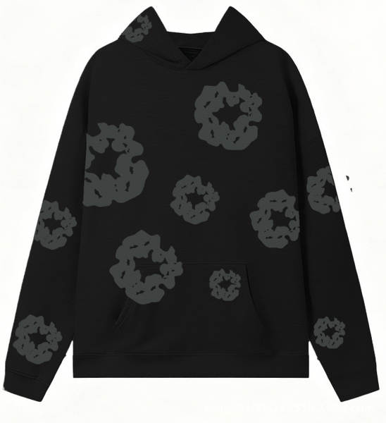 Conjunto de Moletom com Capuz e Impressão