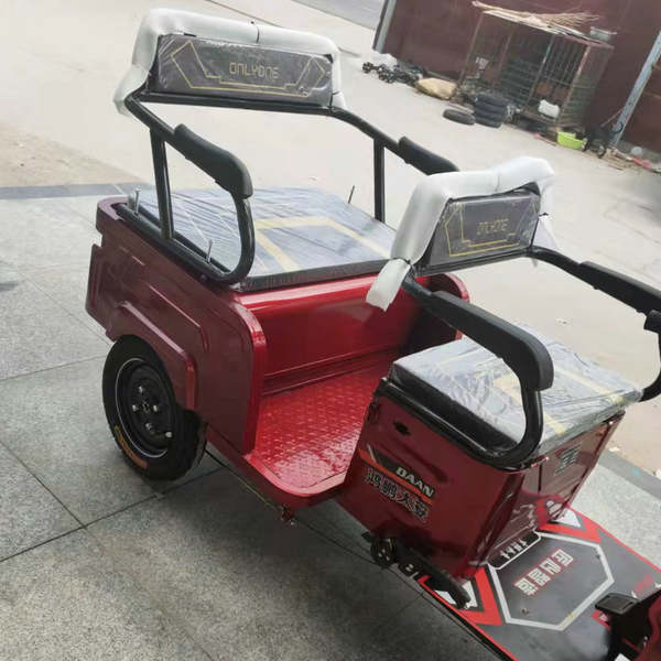 Carro elétrico de três rodas para adultos de pequeno porte para idosos