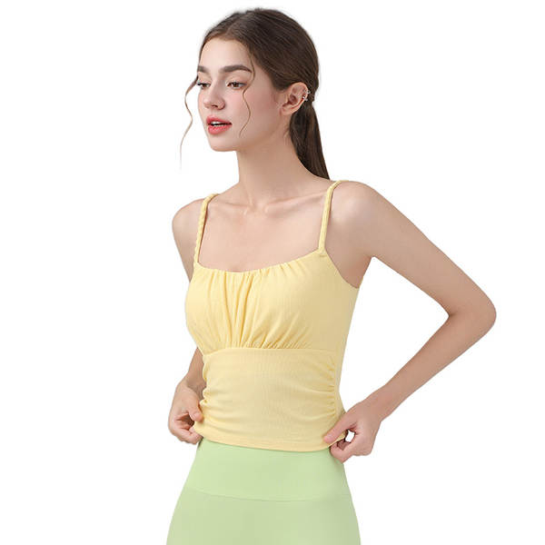 Top de Yoga Feminino com Acolchoamento