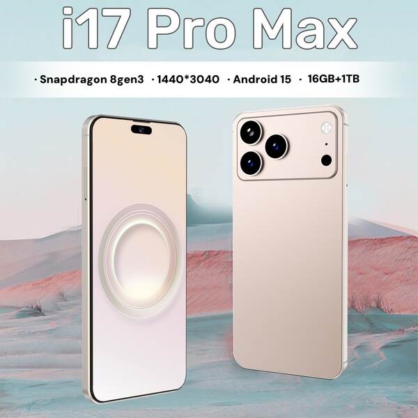 Cugo Cross Border Smartphone i17 Pro Max Botão lateral 3+64 Android 15 tela 7.3 4G Cash