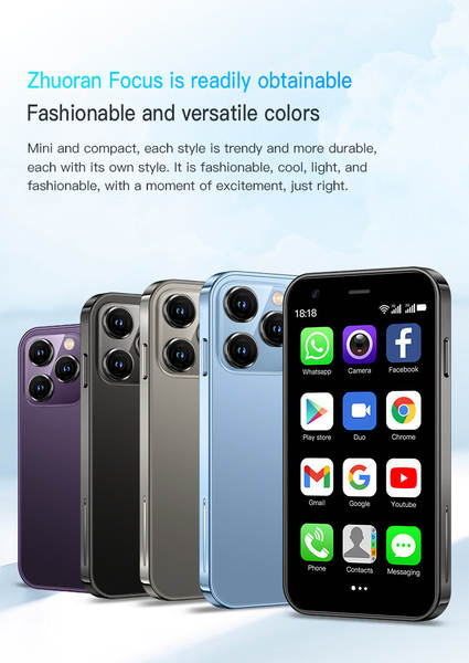 Transfronteiriço Android XS15 smartphone mini-telefone 3G rede Google Store Wifi BT Quad-core 3.0 ecrã SOYE
