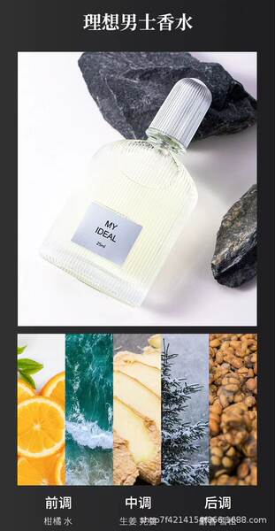 Kit de Perfume Masculino 4 Peças