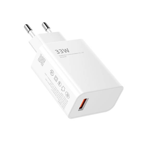 Carregador USB europeu de 27W transfronteiriço para carregador ultra-rápido 33W para celulares Xiaomi Redmi