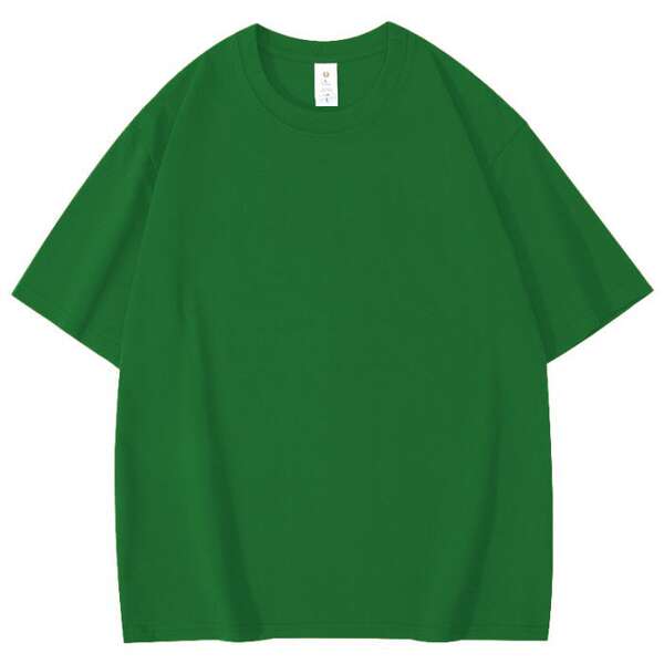 T-shirt de algodão curto personalizado padrão de logotipo de roupa de trabalho de casaco de algodão 220 gramas transfronteiriço comércio exterior atacado